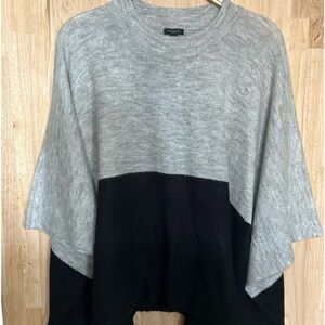 EUC Ann Taylor Poncho Sweater, one size